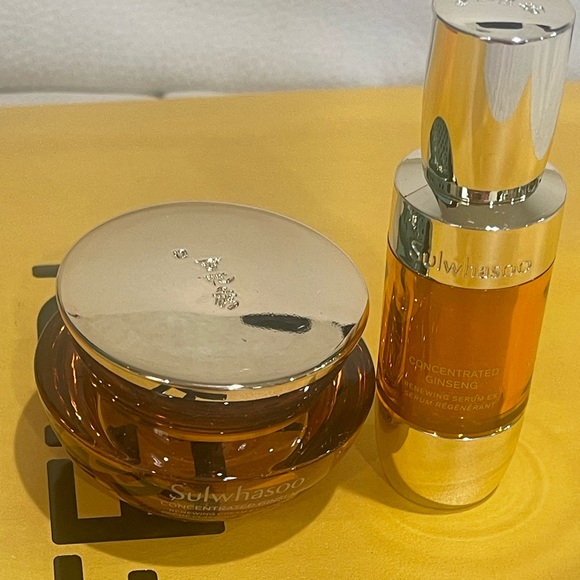 Sulwhasoo Signature Care 2 Pieces Kit Serum 8ml + Cream  10ml Anti Aging - Picture 2 of 3